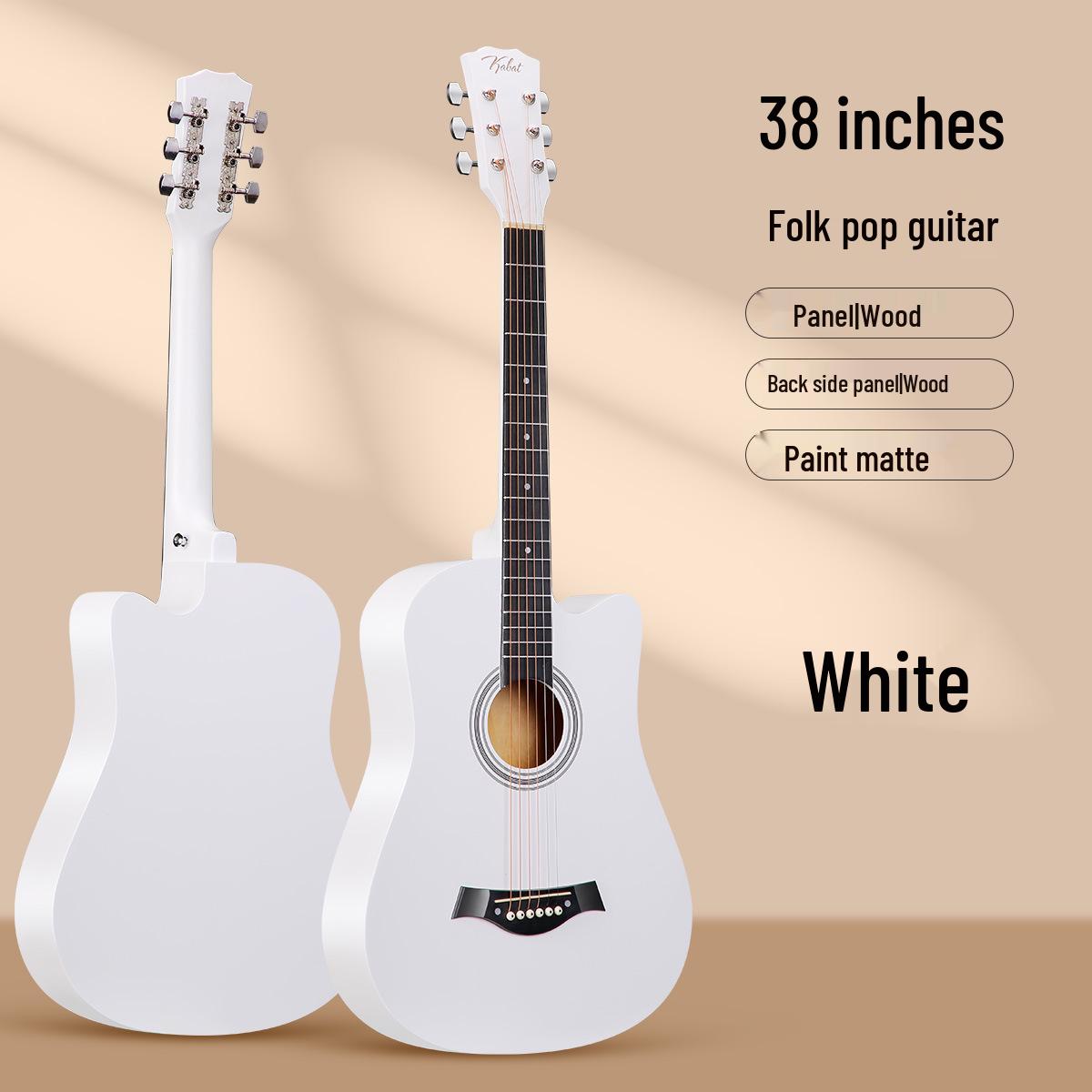 38-Inch Carbon Fiber Folk Guitar for Beginners