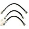 APTO PARA Suzuki Samurai 88-95 Sj410 Sj413 JUEGO DE MANGUERAS DE FRENO DELANTERAS Y TRASERAS