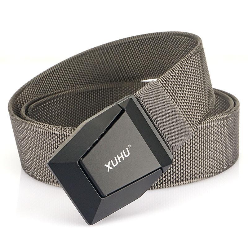 

Automatic Buckle Belt Nylon Canvas Waist Outdoor Casual Breathable Available 120cm темно-серого