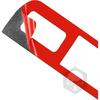 NVCNX Real Premium Carbon Fiber Compatible with Toyota Tacoma 2018      Accessories Car Bed Light Switch Button Panel Cover Interior Trim Red