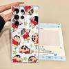 Case for Samsung Galaxy S22 FE S20 Plus S25 Edge S24 S21 S23 Ultra S26 Note 20 Ultra 10 Phone Cover Cute Crayons Shinchan