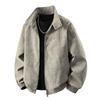 PU leather jacket men tie-dye gradual change coat men American retro lapel leather jacket men casual leather jacket flight clip