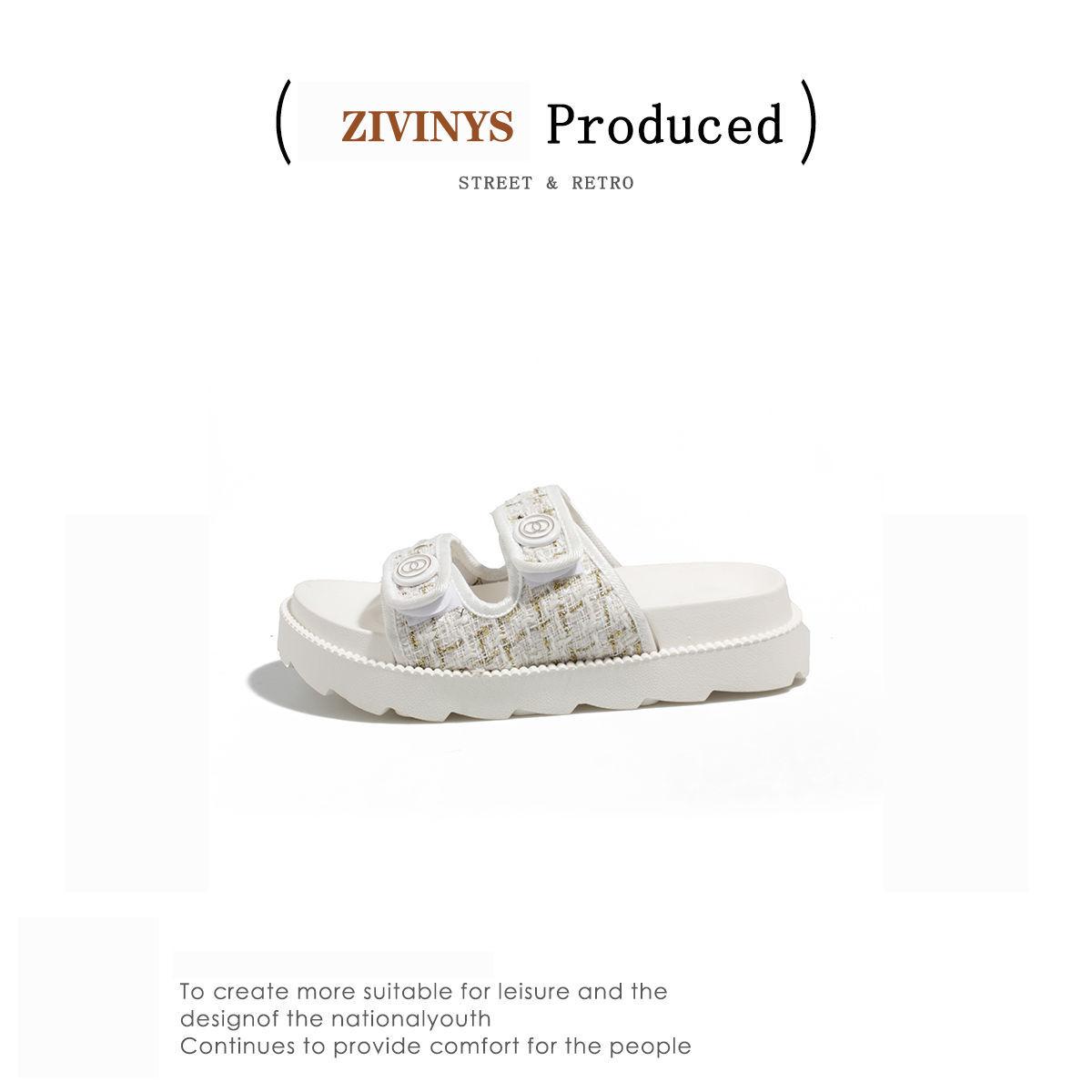 

Fashion sandals Velcro summer Roman shoes with platform non-slip slippers muffin bottom women s sandals fashion outside 40