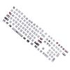 Keycaps PBT 5Sided Sublimation 110 Keys Keyboard Caps for Mechanical Optical Keyboards(English
