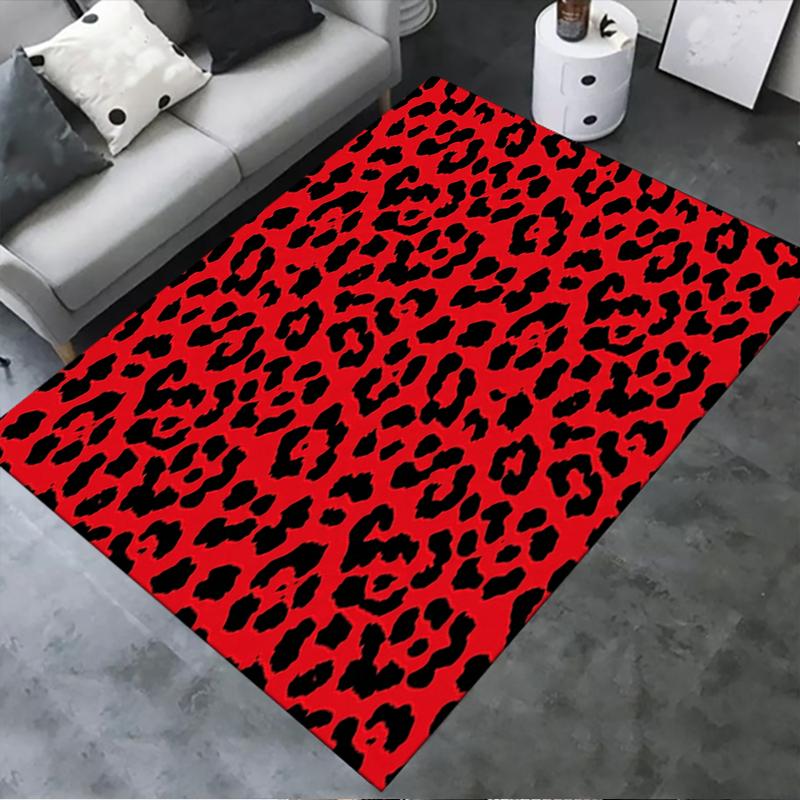 

2025 New Red&Black Carpet Rug for Living Room Bedroom Home Sofa Decoration,Kids play Non-slip Floor Mat34 40x60cm( 15x23in )