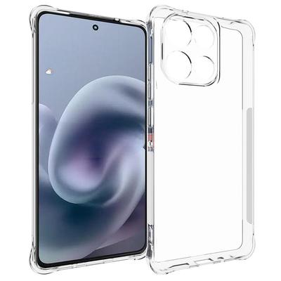 For Motorola Moto G86 Power 5G TPU Case WANLONFENG WL2 Series 2.0mm Phone Cover with 2Pcs Tempered Glass Films