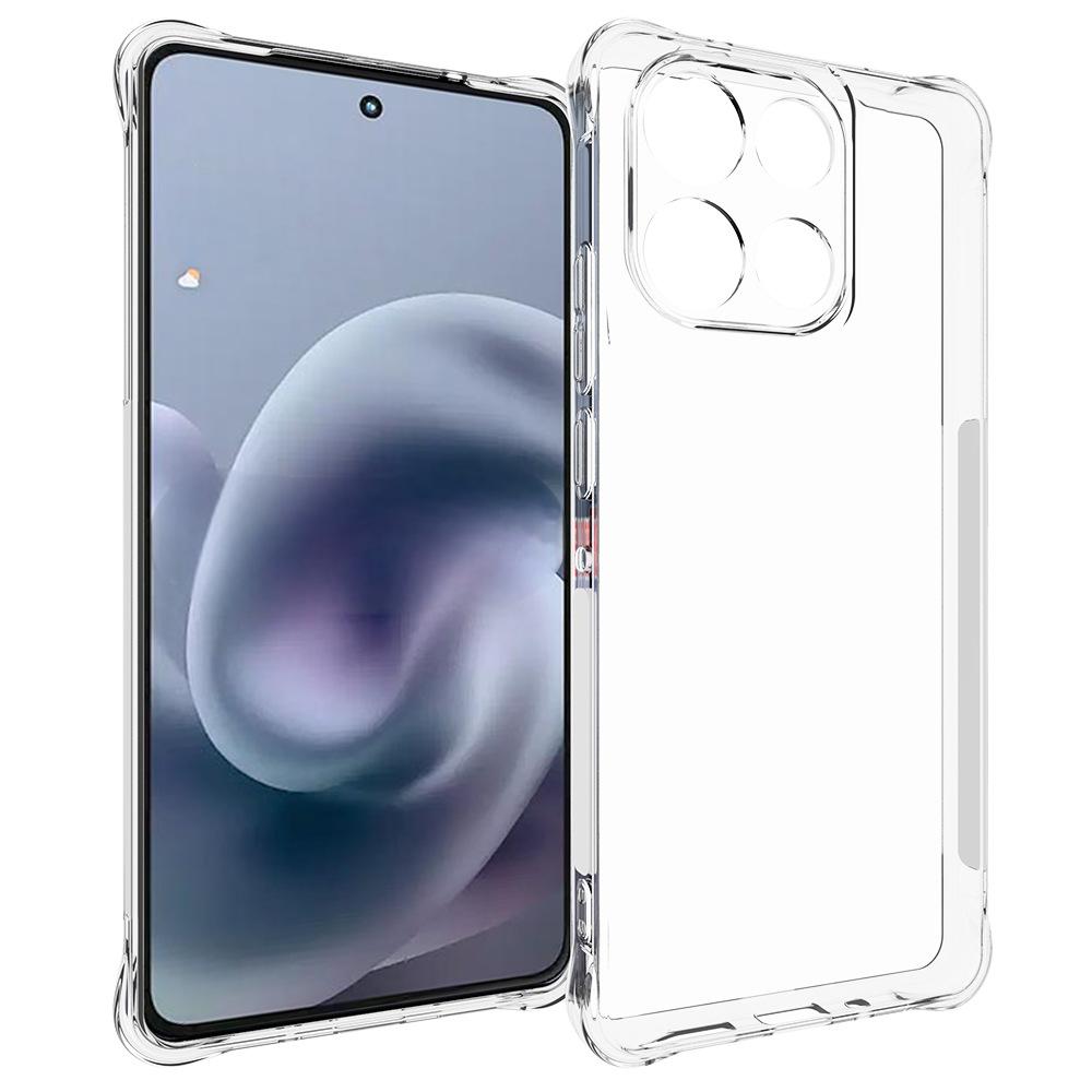 For Motorola Moto G86 Power 5G Case WANLONFENG WL Series 2.0mm TPU Phone Cover with Tempered Glass Film