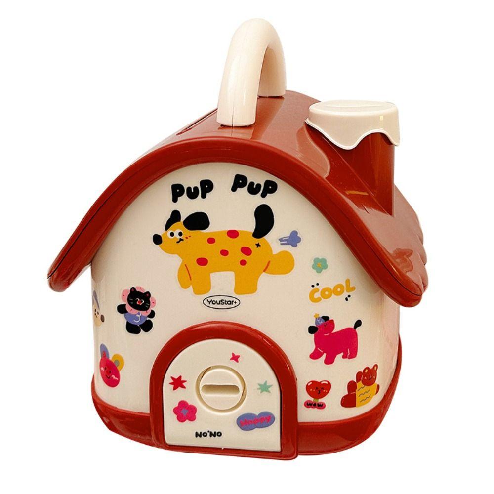 Safe Box Cartoon DIY Coin Bank Large Capacity Children Money Boxes House Piggy Bank  Creative Toy