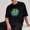 Sad Frog PEPE Funny Graphic T Shirts Summer Clothes for Man High Quality Cotton Short-sleev Tee-shirts Humor Camisetas Hombre