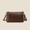 Elegant Crossbody Bag with Textured Finish and Dual Zip Pockets