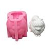 3D Dog Statue Silicone Molds for Candle Soap Home Decoration Making Fondant Silicone Molds Cement Gypsum Silicone Molds