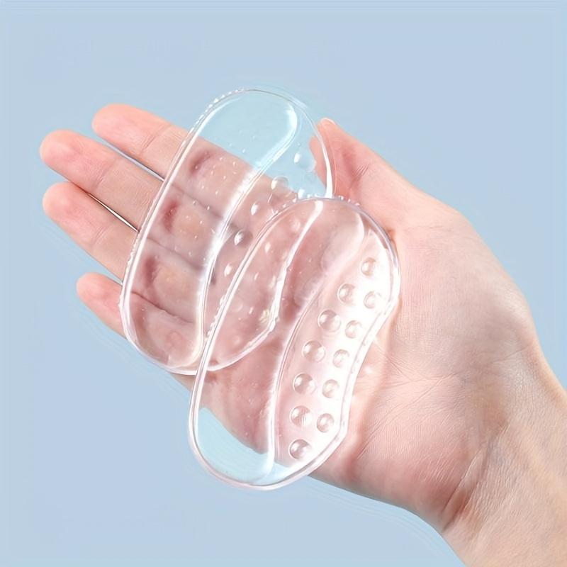 Super Soft Silicone Heel Stickers, Anti-wear Feet, Anti-drop Heels, Women's High Heels, Heel Shoes, Most Size Change Small Artifact, Half Size Pads