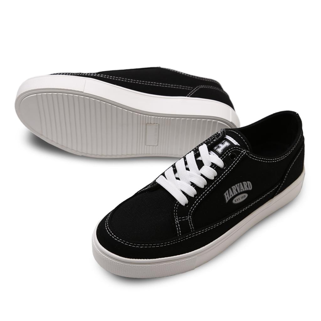 Harvard Shoes Mate Canvas Sneakers Black