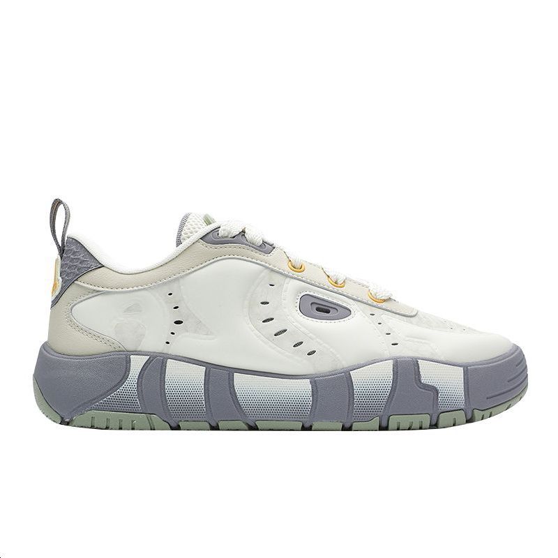 Fila Melt Synthetic Leather Comfortable Low-Top Casual Shoes Men Sneaker Gray F12M413205FTA