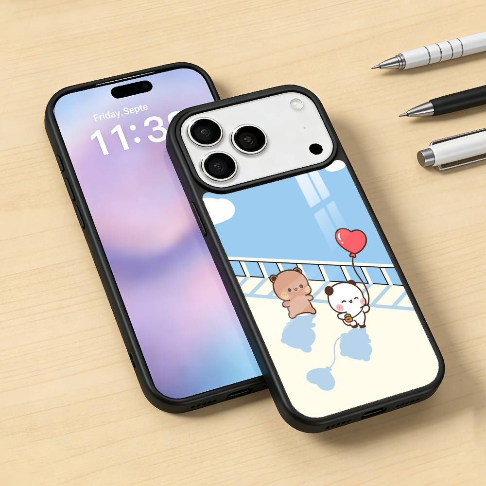 Hot BuBu DuDu Couple Cartoon Phone Case For iPhone 17,16,15,14,13,12,Pro,Max For Magsafe Magnetic Wireless Charging