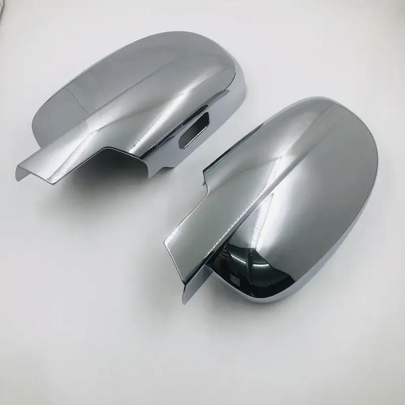 Decoration Door Mirror Cover For Chevrolet Silverado 1500 2500 3500 GMC Sierra Chrome Silver Car Rearview Accessories