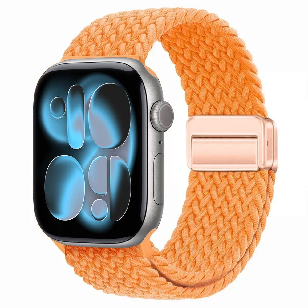 Nylon Strap for Apple Watch 11 10 46mm 42mm/Ultra 3 2 1 49mm Magnetic buckle Wristband iWatch 9 8 7 6 5 4 SE 45mm 44mm 41mm 40mm