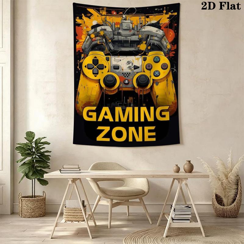 Game Time Wall Tapestry Tapestry Wallmounted Fashion Print Home Decor Background Wall Hanging Cloth Background Cloth