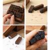 Decorative Wooden Rubber Stamp for Scrapbooking Diary Card Making Gift Wrap