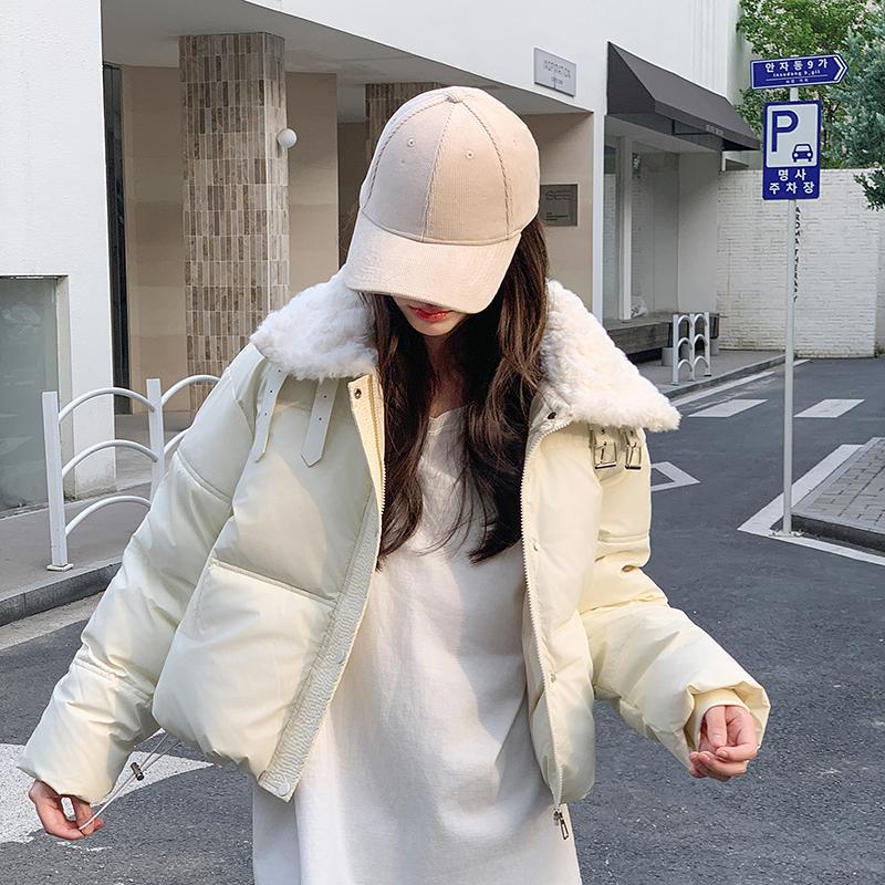 Fluffy And Short Down Jacket With Thickened Bread Coat For Women
