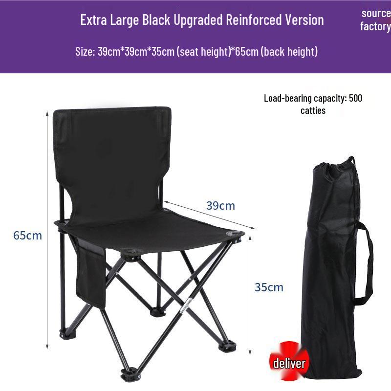 Portable Outdoor Metal Folding Moon Chair for Camping & Picnics