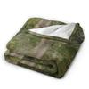 Comfortable Grass Battlemat Blankets Warm Soft Comfortable Plush Throw Blanket For Kids Home Decor Flannel Bedspread Bed Cover