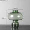 Home Decoration Transparent Glass Vase Modern Hydroponic Flower Arrangement Accessories Storage Tank Countertop Vase Furnishings