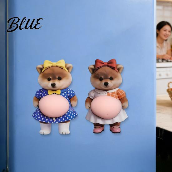 Table Corner Bumper 3D Pet Belly Sticker Soft Anti-Collision Cartoon Kitten/Puppy Decal with Cute Silicone Big Cushioned Protectors for Phones