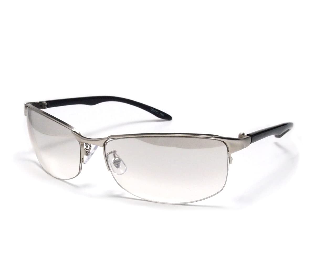

[Nandemoya Honpo] Men s Sunglasses, UV Protection, Bold, Cool, Slightly Bad Boy Style, Gentleman, Gradient (Clear Mirror)