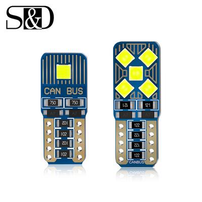 1Pcs T10 W5W Led Canbus WY5W Bulbs Error Free 194 168 LED Super Bright Car Interior Light Clearance Side Marker Auto Lamp 12V