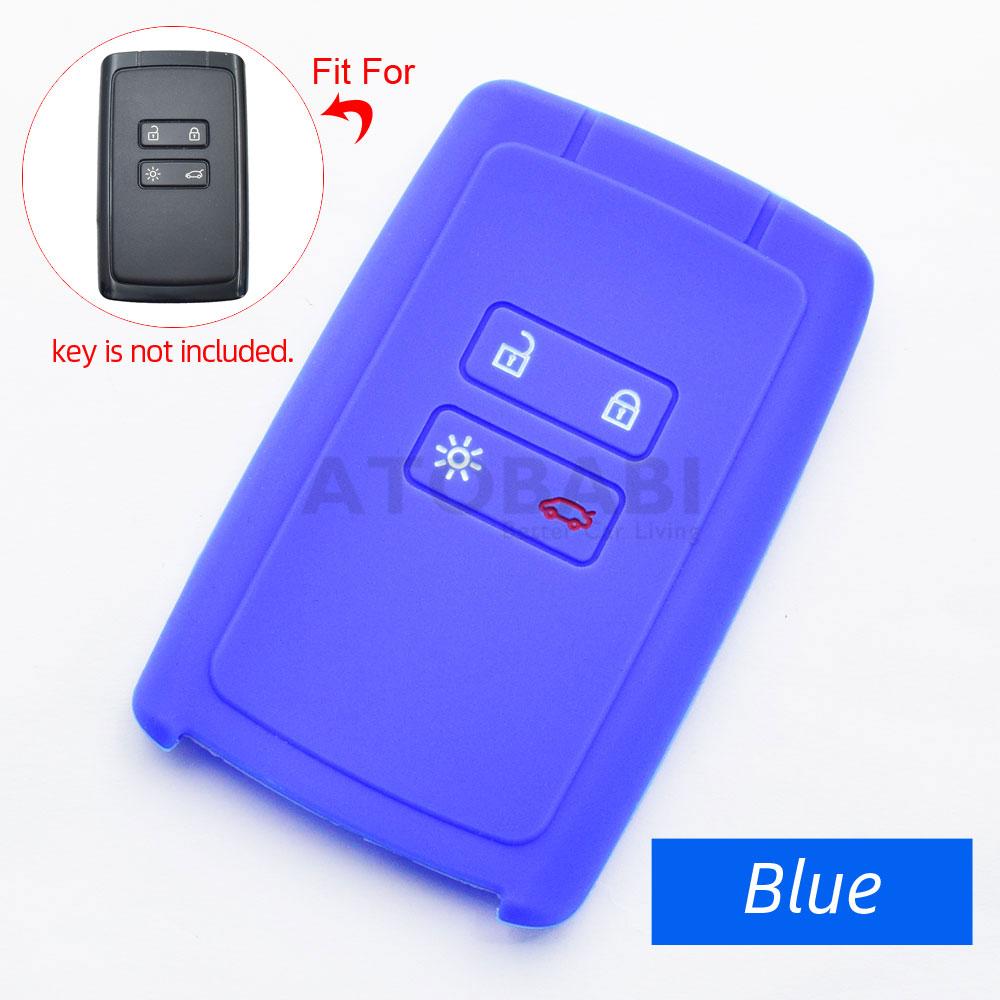 Silicone Car Key Cover Bag Remote Fobs Protector Case For Renault Clio Espace 5 Master Talisman Scenic 4 Kadjar Captur Koleos 2