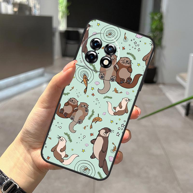 

Sea Otter Pattern Case For OnePlus Nord CE 5 2 3 4 Lite N20 N30 OnePlus 15 R 10T 12R 13R 13 12 11 10 Pro Cover OnePlus 13