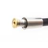 Revolutionary Ultra-Soft Silicone Shower Hose Anti-Kink Designed Handheld Shower Head Hose Extension with Brass Insert and Nut
