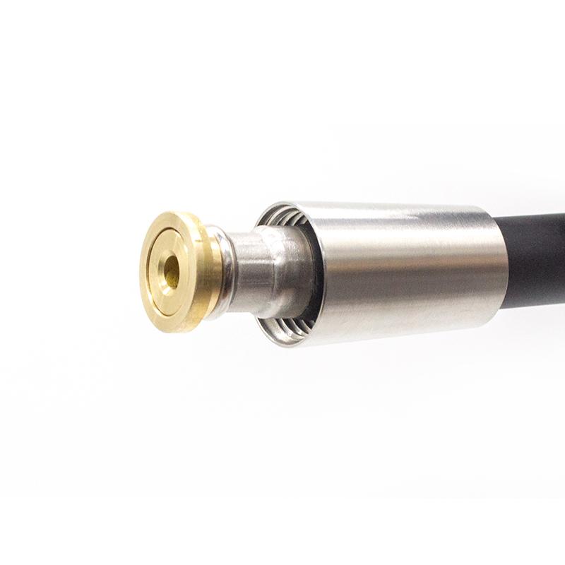 Revolutionary Ultra-Soft Silicone Shower Hose Anti-Kink Designed Handheld Shower Head Hose Extension with Brass Insert and Nut