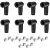 Coil Boot Terminal Kit 90 Degree Boots HEI Distributor Spark Plug Ignition Wire 6Mm 7Mm 8Mm 9Mm 10Mm (Pack Of 8), Spark Plug Wire Terminals, Spark