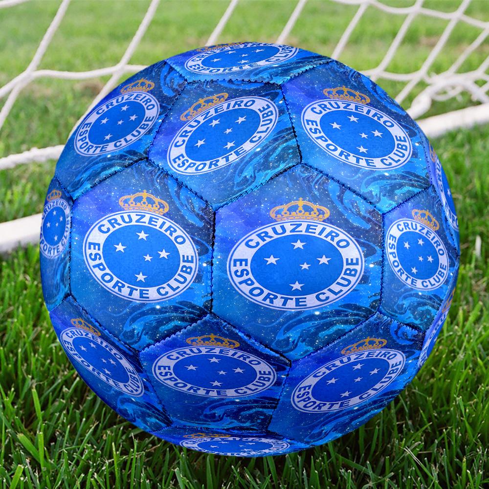 Cru-zeiro Esporte Club Crest Printed Size 5 Soccer Balls, High-Quality, Anti-Slip, Protective Football, A Unique Gift , Birthdays, Christmas Gifts