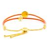 Tory Burch Metall Doppel T Logo Lederarmband Damenarmband Orange 61683-700