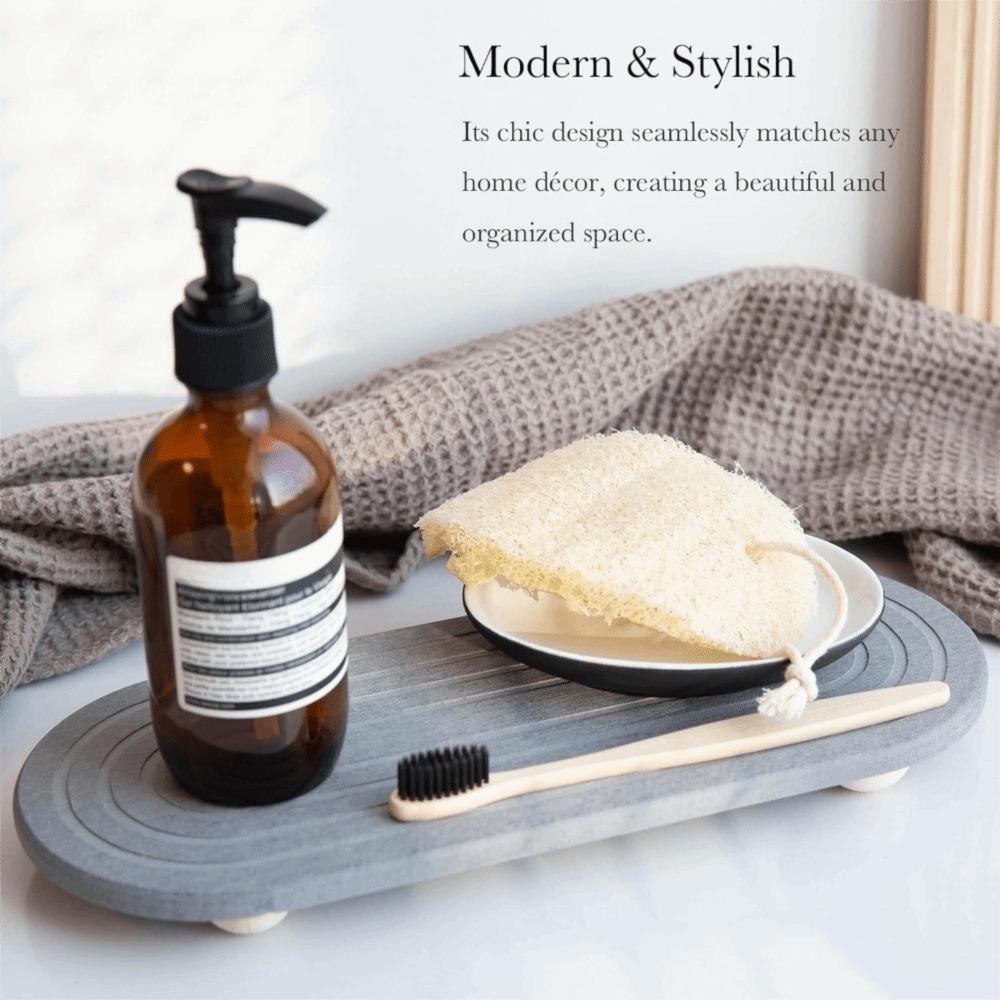 Molds Resistant Diatom Mud Sink Tray Diatomaceous Moisture Wicking Tray  Dish Drying