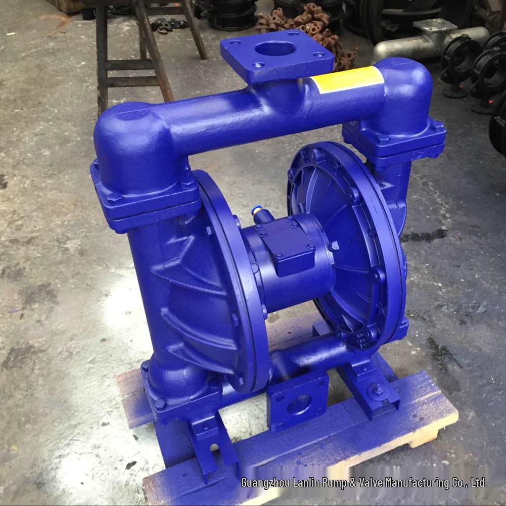 QBK-40 Cast Iron Pneumatic Diaphragm Pump with 1.5-inch Filter Press for Sludge Conveying
