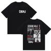 Rapper Cris MJ Album T-shirt Grafica Unisex Moda Retro Cotone Manica Corta T-shirt Donna Hip Hop Gotica T-shirt Streetwear