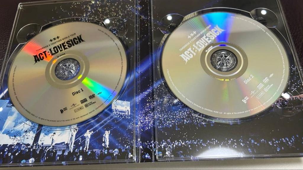 [USED] TXT LOVE SICK IN JAPAN DVD First Press Limited Edition (No Trading Card)