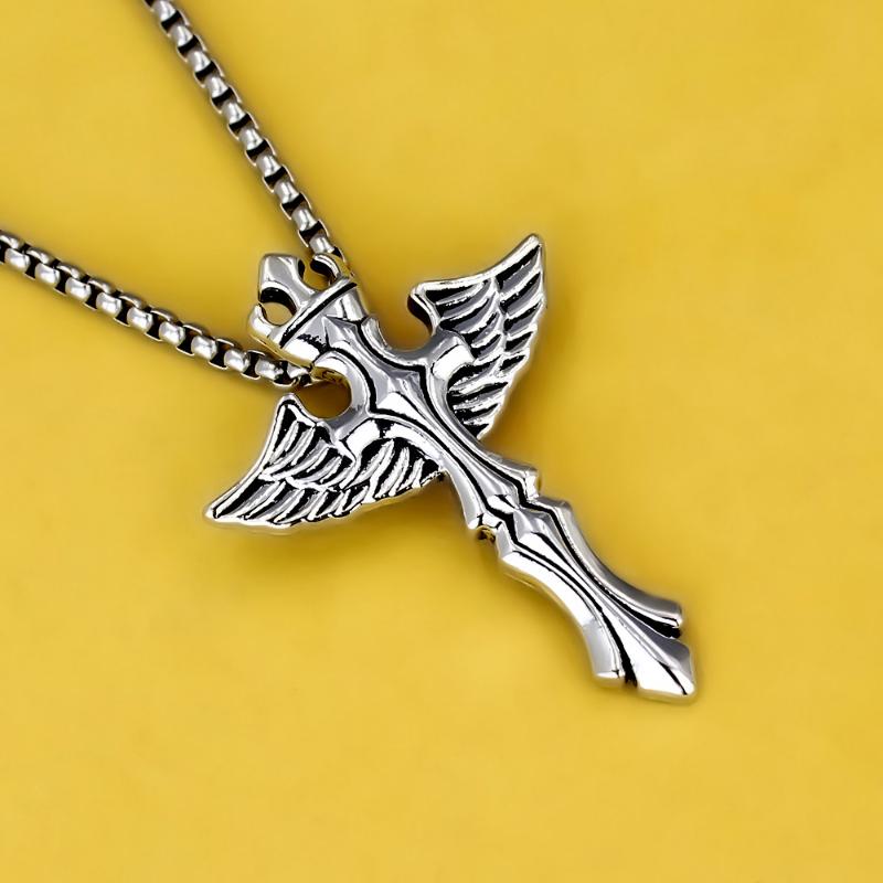Retro Norse Mythology Double Raven Tree Of Life Pendant Necklace For Men Personality Charm Hip Hop Cool Casual Jewelry Gift