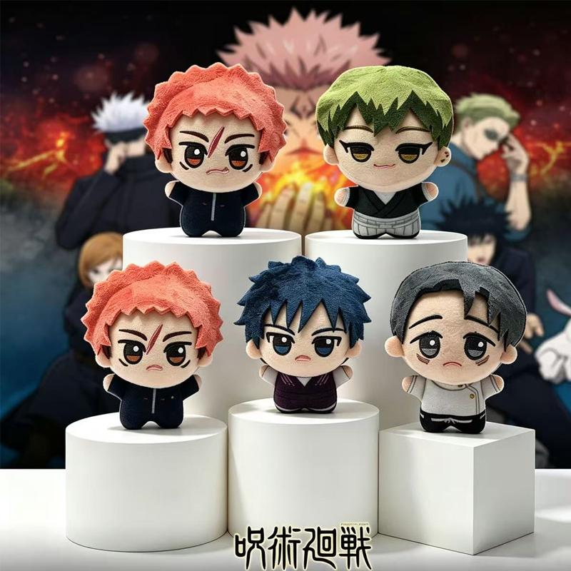 New 13CM Jujutsu Kaisen Plush Keychain Plushies Stuffed Doll Toys Fushiguro Megumi Itadori Yuji Okkotsu Yuta Zenin Naoya Choso