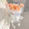 petite28X400cm Flower Wrapping Paper Pearl Packaging Material Supplies Wave Yarn Lace Mesh Florist Bouquet Party Valentine Gift