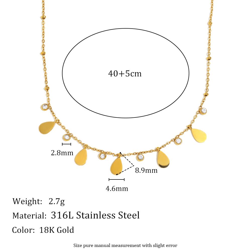 

MamacitaSlay 316L Stainless Steel Zircon Love Butterfly Flower Necklace Party Waterproof Neck Jewelry Women s Elegant Gift