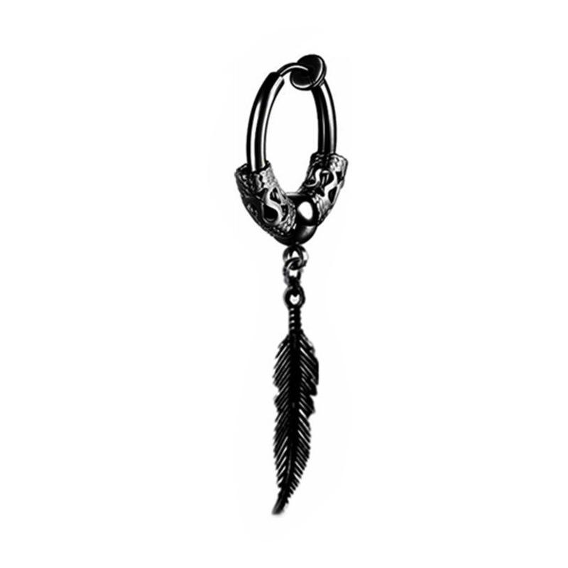 Boucles d'oreilles pour hommes et femmes Mode Personnalisé Clips d'oreilles Style Rétro Ensemble de Pendants d'oreilles Exagérés pour Hommes et Femmes Fourniture