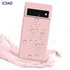 Luxury Square Liquid Silicone Case for Google Pixel 6 Pro 6A Pixel6 A 5G 360 Soft Phone Cover Anti Fall Bag Coque Armor