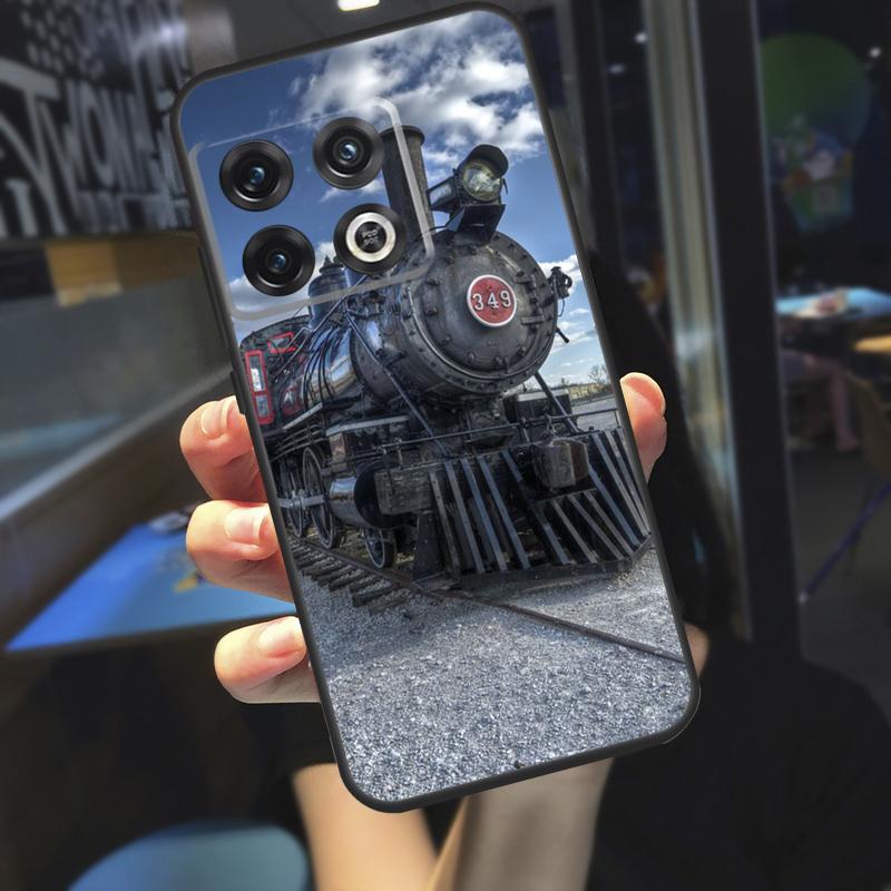 Vintage Steam Train Railway Funda For OnePlus 10T 8T 9RT 12 13 13R 11 9 10 Pro OnePlus Nord 4 CE 2 3 Lite N20 N30 Case