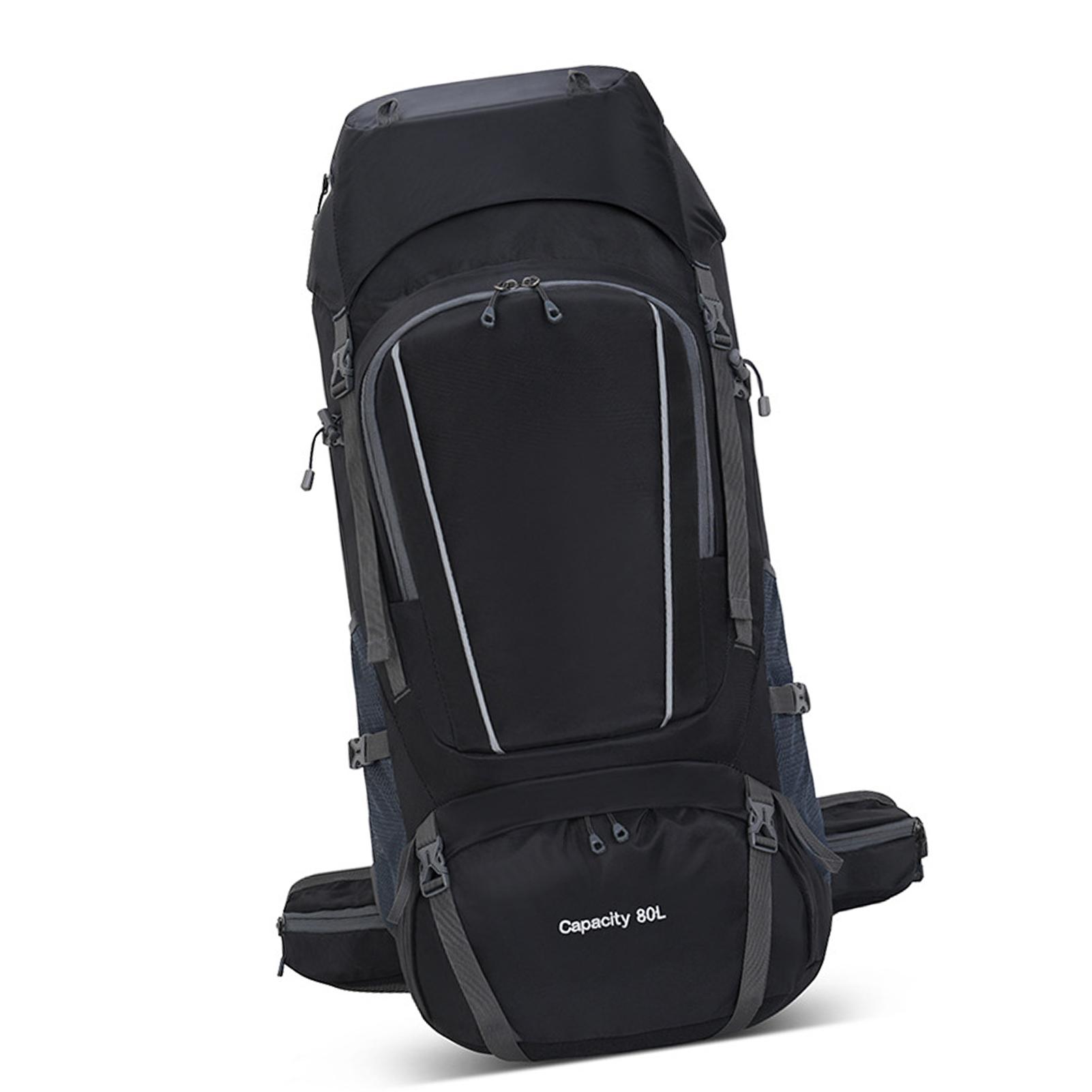 

80L Outdoor Backpack Camping Climbing Bag Oxford Cloth Mountaineering Backpack Large Capacity