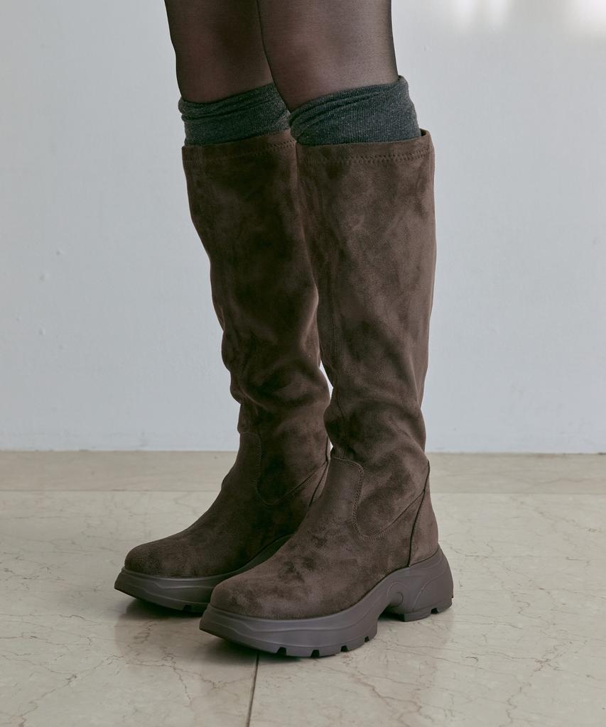 Spur Cecile Minimal Span Long Boots 5Cm -Va9062 (2Color)